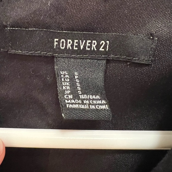 Forever 21 Black Mini Dress, S - Picture 3 of 3